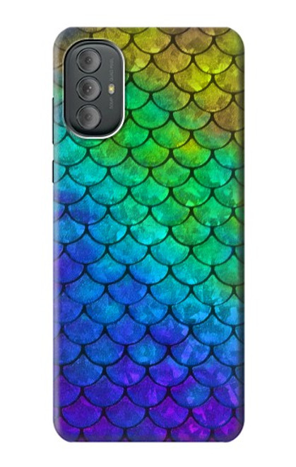 W2930 Mermaid Fish Scale Hard Case and Leather Flip Case For Motorola Moto G Power 2022, G Play 2023