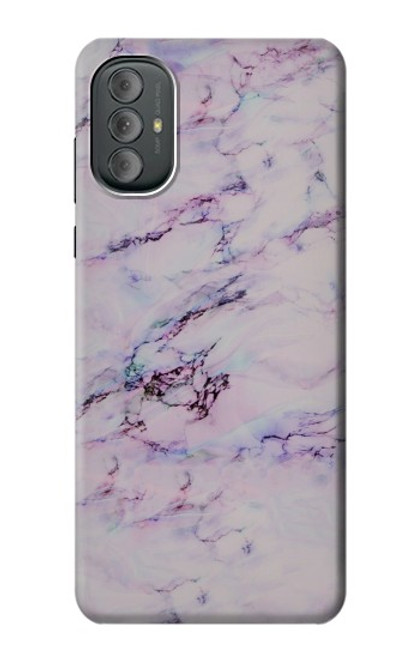 W3215 Seamless Pink Marble Hard Case and Leather Flip Case For Motorola Moto G Power 2022, G Play 2023