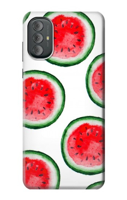 W3236 Watermelon Pattern Hard Case and Leather Flip Case For Motorola Moto G Power 2022, G Play 2023