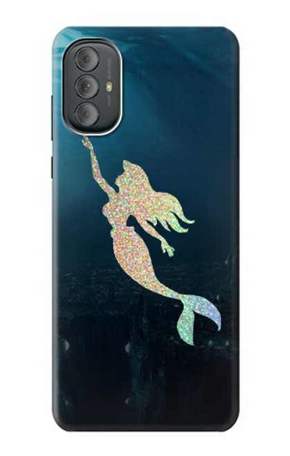 W3250 Mermaid Undersea Hard Case and Leather Flip Case For Motorola Moto G Power 2022, G Play 2023