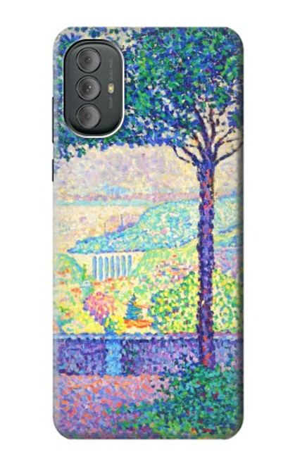 W3349 Paul Signac Terrace of Meudon Hard Case and Leather Flip Case For Motorola Moto G Power 2022, G Play 2023