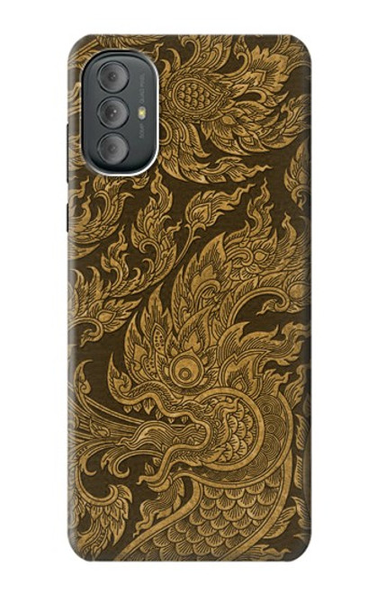 W3382 Thai Art Naga Hard Case and Leather Flip Case For Motorola Moto G Power 2022, G Play 2023