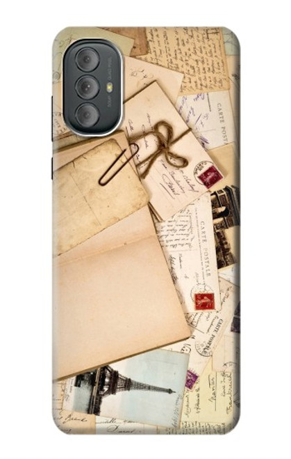 W3397 Postcards Memories Hard Case and Leather Flip Case For Motorola Moto G Power 2022, G Play 2023