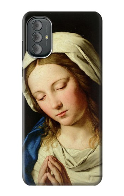 W3476 Virgin Mary Prayer Hard Case and Leather Flip Case For Motorola Moto G Power 2022, G Play 2023