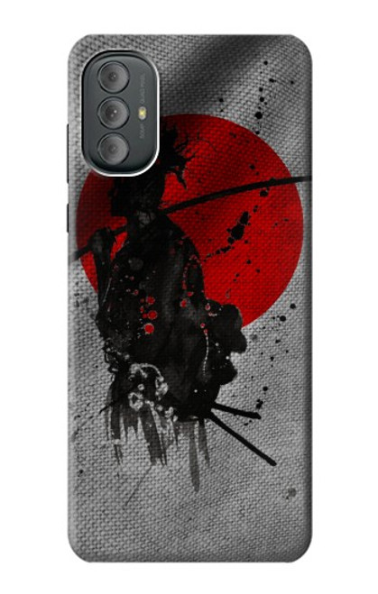 W3517 Japan Flag Samurai Hard Case and Leather Flip Case For Motorola Moto G Power 2022, G Play 2023