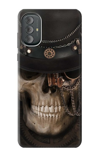 W3852 Steampunk Skull Hard Case and Leather Flip Case For Motorola Moto G Power 2022, G Play 2023