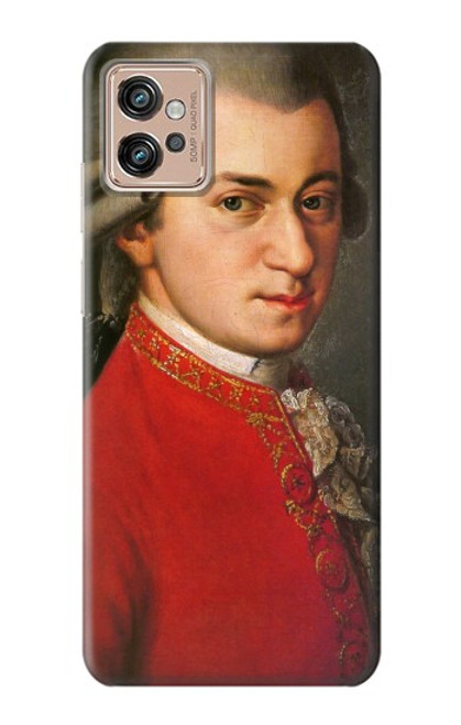 W0492 Mozart Hard Case and Leather Flip Case For Motorola Moto G32