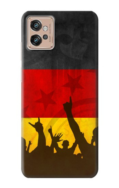 W2966 Germany Football Soccer Hard Case and Leather Flip Case For Motorola Moto G32