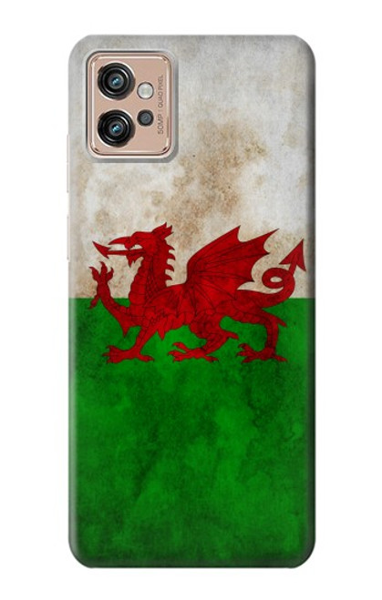 W2976 Wales Football Soccer Flag Hard Case and Leather Flip Case For Motorola Moto G32