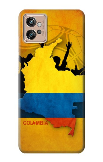 W2996 Colombia Football Soccer Hard Case and Leather Flip Case For Motorola Moto G32