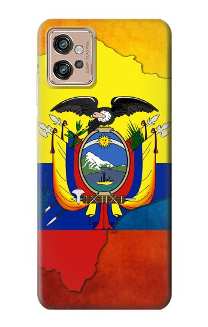 W3020 Ecuador Flag Hard Case and Leather Flip Case For Motorola Moto G32