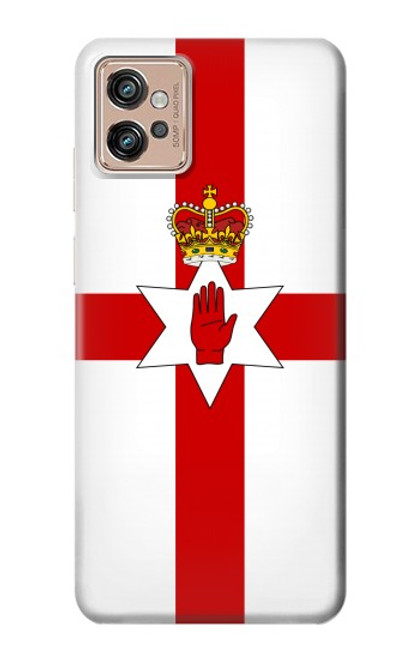 W3089 Flag of Northern Ireland Hard Case and Leather Flip Case For Motorola Moto G32