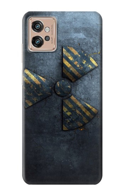 W3438 Danger Radioactive Hard Case and Leather Flip Case For Motorola Moto G32