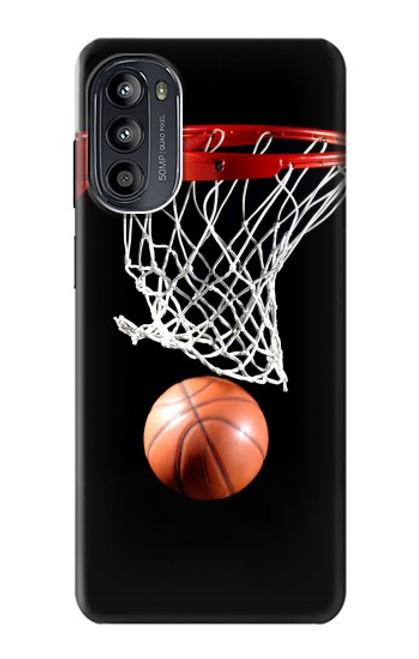 W0066 Basketball Hard Case and Leather Flip Case For Motorola Moto G52, G82 5G