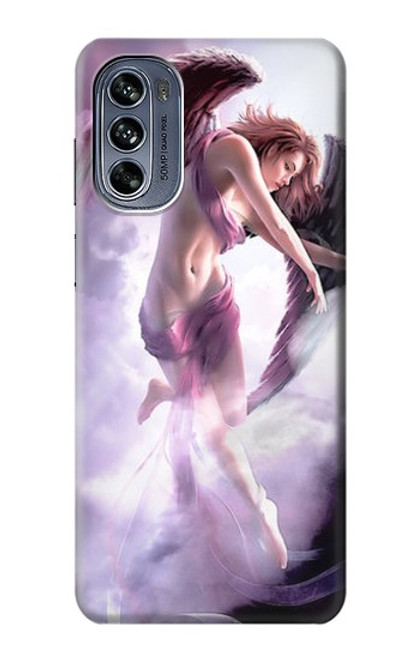 W0407 Fantasy Angel Hard Case and Leather Flip Case For Motorola Moto G62 5G