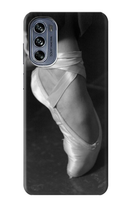 W1593 Ballet Pointe Shoe Hard Case and Leather Flip Case For Motorola Moto G62 5G