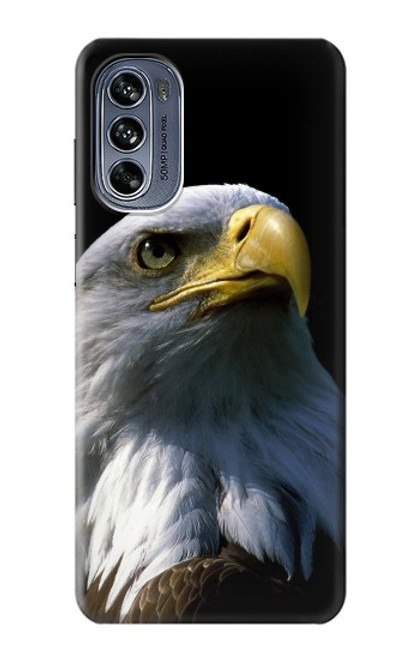 W2046 Bald Eagle Hard Case and Leather Flip Case For Motorola Moto G62 5G