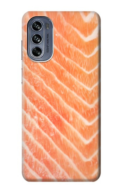 W2700 Salmon Fish Graphic Hard Case and Leather Flip Case For Motorola Moto G62 5G