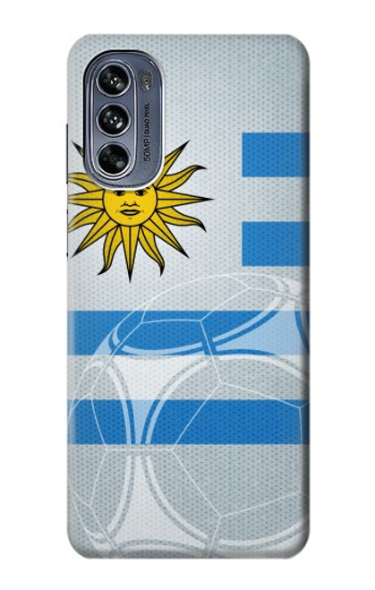 W2995 Uruguay Football Soccer Hard Case and Leather Flip Case For Motorola Moto G62 5G