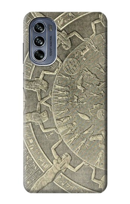 W3396 Dendera Zodiac Ancient Egypt Hard Case and Leather Flip Case For Motorola Moto G62 5G