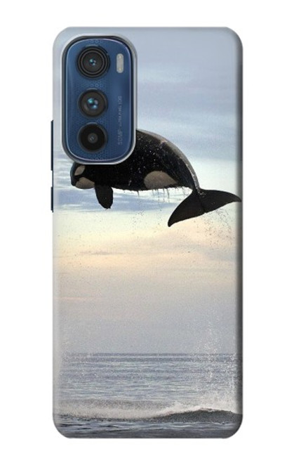 W1349 Killer whale Orca Hard Case and Leather Flip Case For Motorola Edge 30