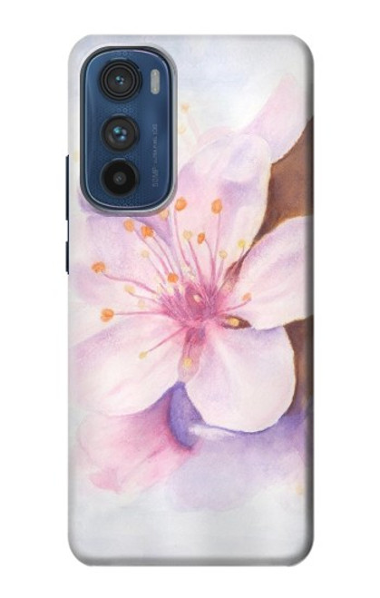 W1415 Sakura Blossom Art Hard Case and Leather Flip Case For Motorola Edge 30