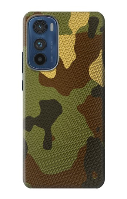 W1602 Camo Camouflage Graphic Printed Hard Case and Leather Flip Case For Motorola Edge 30