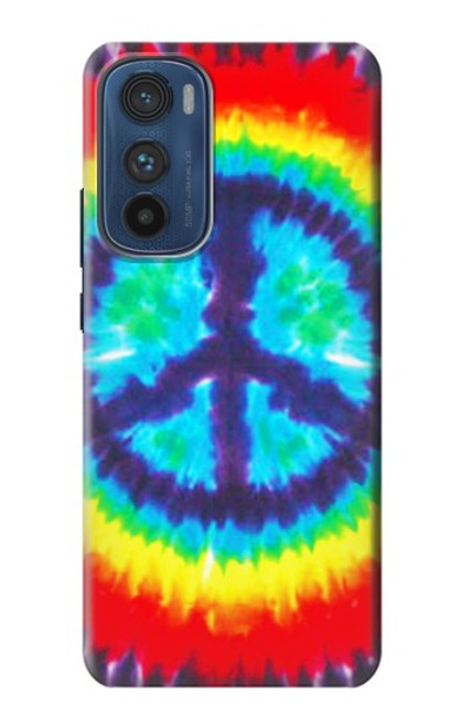 W1870 Tie Dye Peace Hard Case and Leather Flip Case For Motorola Edge 30