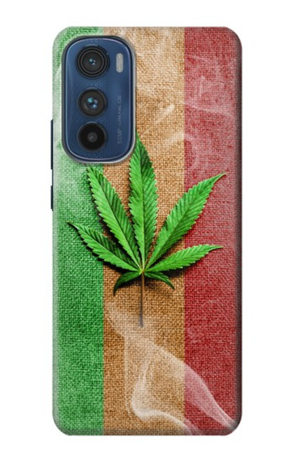 W2109 Smoke Reggae Rasta Flag Hard Case and Leather Flip Case For Motorola Edge 30