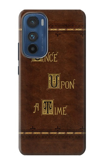 W2643 Once Upon A Time Book Hard Case and Leather Flip Case For Motorola Edge 30