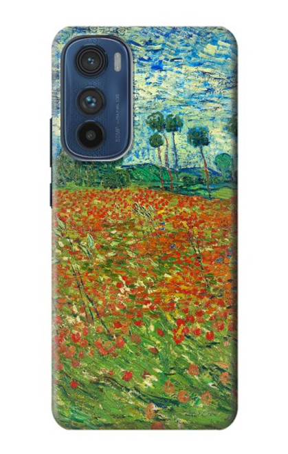 W2681 Field Of Poppies Vincent Van Gogh Hard Case and Leather Flip Case For Motorola Edge 30