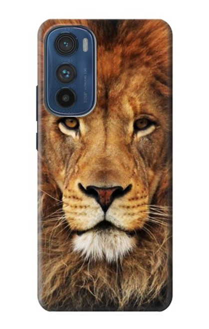 W2870 Lion King of Beasts Hard Case and Leather Flip Case For Motorola Edge 30