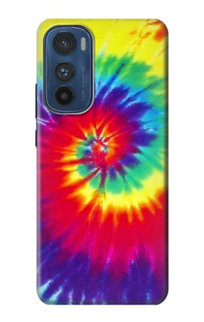 W2884 Tie Dye Swirl Color Hard Case and Leather Flip Case For Motorola Edge 30