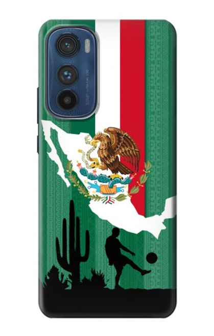 W2994 Mexico Football Soccer Hard Case and Leather Flip Case For Motorola Edge 30