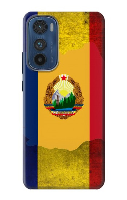 W3021 Romania Flag Hard Case and Leather Flip Case For Motorola Edge 30