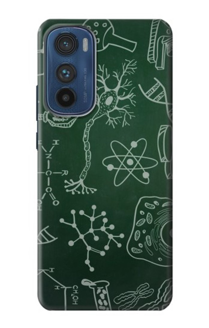 W3211 Science Green Board Hard Case and Leather Flip Case For Motorola Edge 30