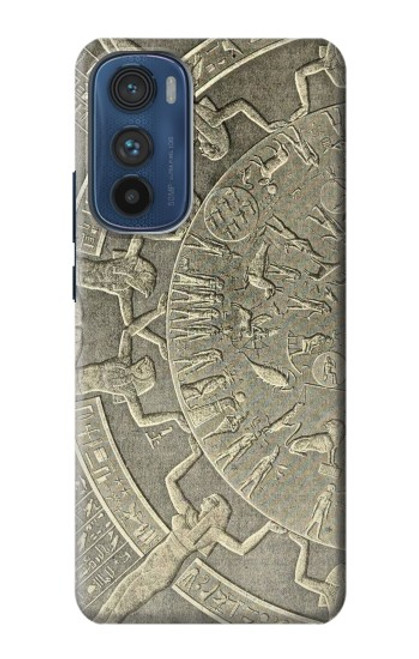 W3396 Dendera Zodiac Ancient Egypt Hard Case and Leather Flip Case For Motorola Edge 30