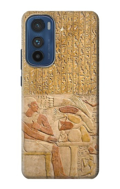 W3398 Egypt Stela Mentuhotep Hard Case and Leather Flip Case For Motorola Edge 30