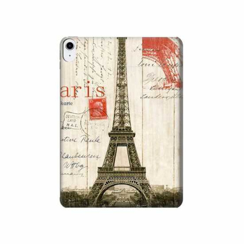 W2108 Eiffel Tower Paris Postcard Tablet Hard Case For iPad 10.9 (2022)