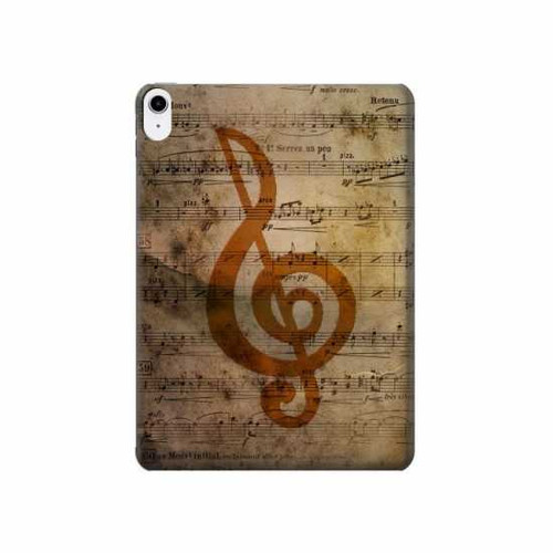 W2368 Sheet Music Notes Tablet Hard Case For iPad 10.9 (2022)