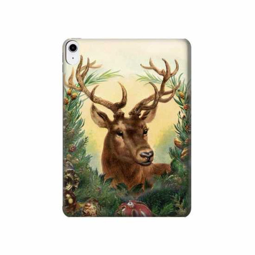 W2841 Vintage Reindeer Christmas Tablet Hard Case For iPad 10.9 (2022)