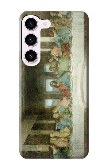 W0173 Leonardo DaVinci The Last Supper Hard Case and Leather Flip Case For Samsung Galaxy S23