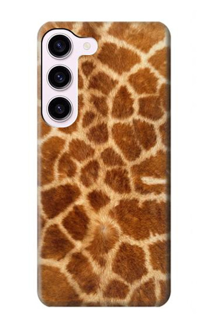 W0422 Giraffe Skin Hard Case and Leather Flip Case For Samsung Galaxy S23