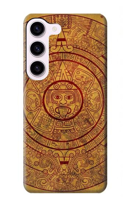 W0692 Mayan Calendar Hard Case and Leather Flip Case For Samsung Galaxy S23