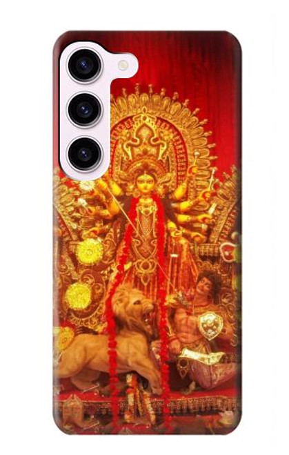 W1030 Hindu God Durga Puja Hard Case and Leather Flip Case For Samsung Galaxy S23