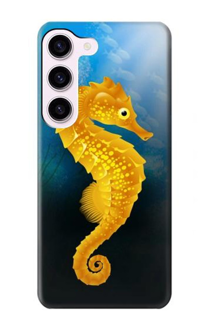 W2444 Seahorse Underwater World Hard Case and Leather Flip Case For Samsung Galaxy S23