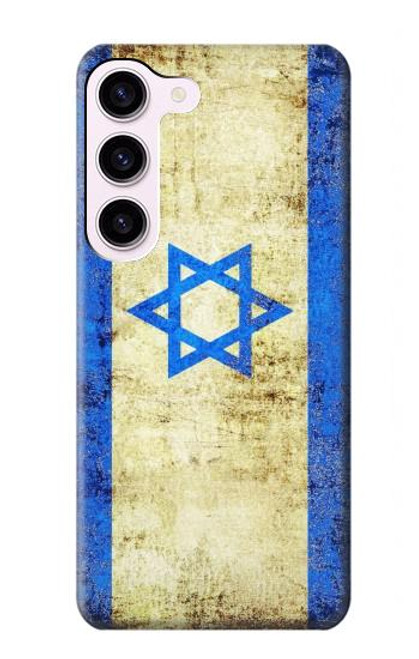 W2614 Israel Old Flag Hard Case and Leather Flip Case For Samsung Galaxy S23