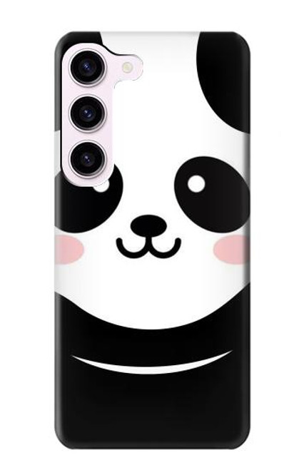 W2662 Cute Panda Cartoon Hard Case and Leather Flip Case For Samsung Galaxy S23