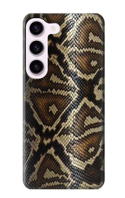 W2712 Anaconda Amazon Snake Skin Graphic Printed Hard Case and Leather Flip Case For Samsung Galaxy S23