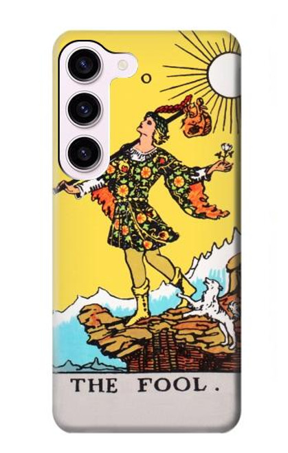 W2810 Tarot Card The Fool Hard Case and Leather Flip Case For Samsung Galaxy S23